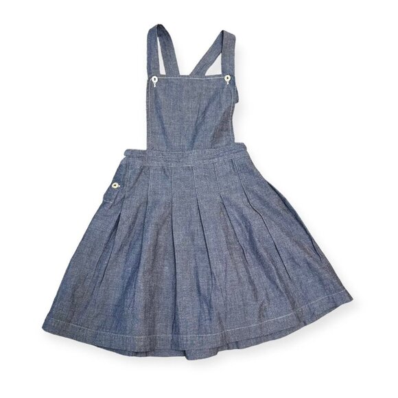 Olive Juice Chambray Pinafore Dress - Picture 1 of 5